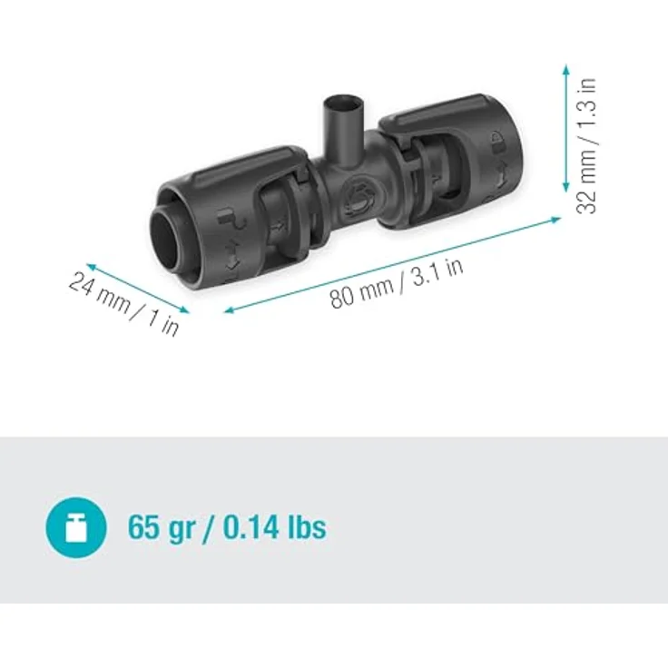T-Stück für Sprühdüsen 13 mm (1-2-'-') MDS Inhalt: 5 Stück – Bild 5