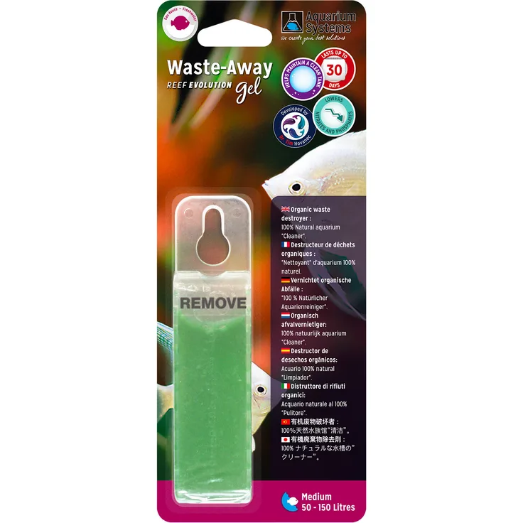 Aquarium Systems Waste-Away Gel Freshwater - Medium (1x)