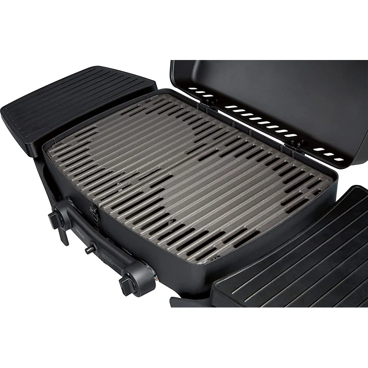 Enders Urban Tischgrill Gasgrill, 2 Brenner, direktes Grillen, Grillfläche 48 x 32 cm, Edelstahl, Maße 34 x 94 x 42 cm – Bild 2