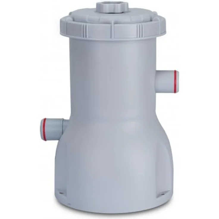 COIL Poolpumpe Filteranlage, Sandfilter mit Kartuschenfilter & Filtrationskugeln, Kapazität 3028 l/h für Pools bis 17400 l, 60W, 220-240V – Bild 4