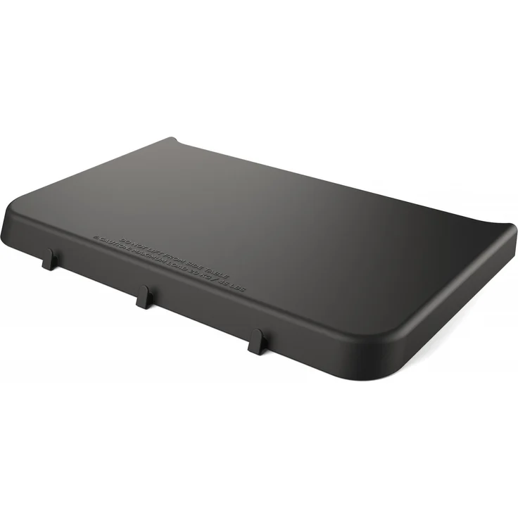 NINJA Elektrogrill Ninja Woodfire Seitentisch für verstellbaren Ständer Schwarz - erweiterbare Arbeitsfläche, 3 Haken zur Utensilaufbewahrung, 20 kg max. Gewicht, hochwertiges Aluminium - Schwarz