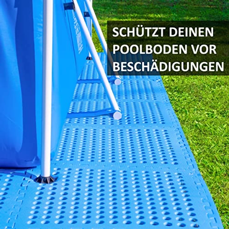 Pool Matten als Unterlage, 62 x 62 x 1 cm 4 Matten – Bild 4