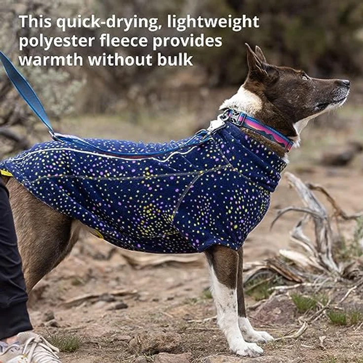 RUFFWEAR Climate Changer Fleece Dog Jacket, X Extra Small Dog Coat with Zip, Premium Quality Warm Dog Vest for Pet Dog Walking & Outdoor Trail Running, Dog Accessories for All Seasons, XXS, Strata – Bild 5