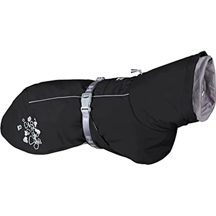 Hurtta Extreme Warmer Hundemantel, Winterjacke für Hunde, BlackBerry Dunkelgrau 60 cm