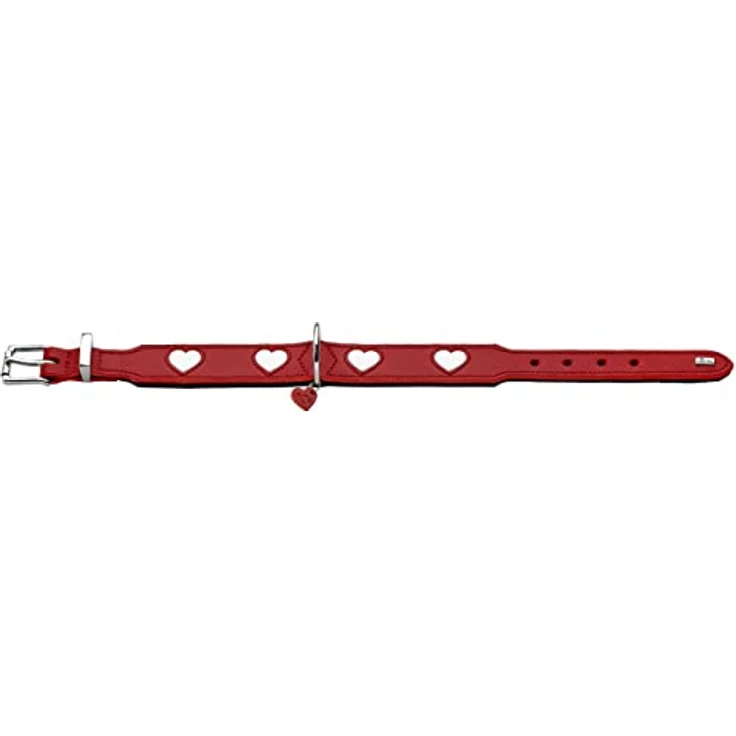 HUNTER Halsband Love Farbe rot/schwarz, Größe 55 – Bild 3
