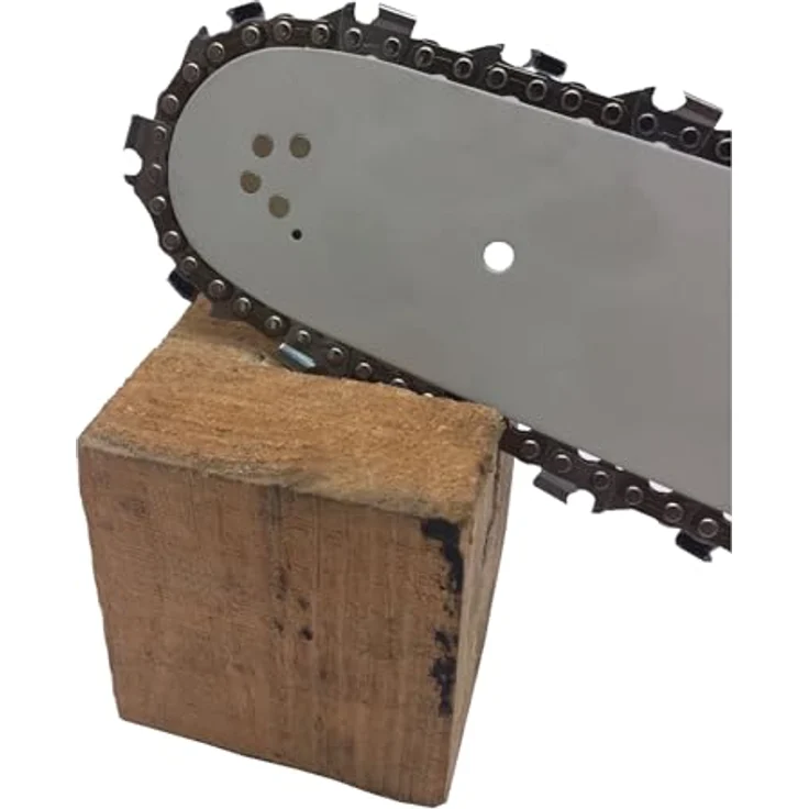 Fritz Krug Ersatzkette Profi C Sägekette 3/8 1.5 mm 96 TG Ersatzkette, 3/8 - Hochleistungs-Sägekette für leichte Holzarbeiten, Halbmeissel, blau – Bild 3