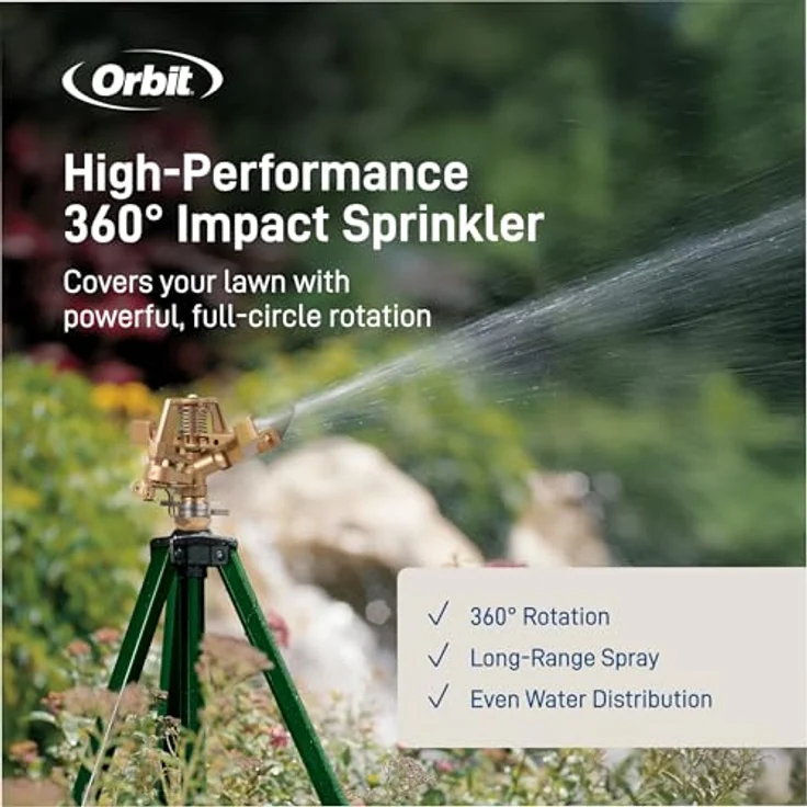 Orbit 56667 N Zink Auswirkungen Sprinkler Man Tripod Grundlage – Bild 4