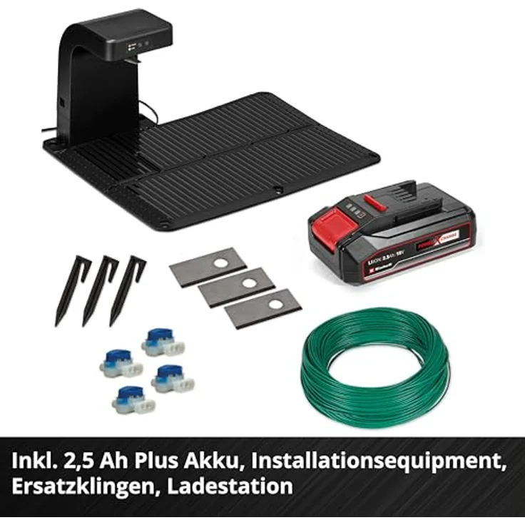 Einhell Freelexo 500, 18V Mähroboter für Rasenflächen bis 500 m², Schnittbreite 18 cm, induktionsgestützte Navigation, inklusive Begrenzungskabel und Bluetooth/WLAN Steuerung – Bild 10