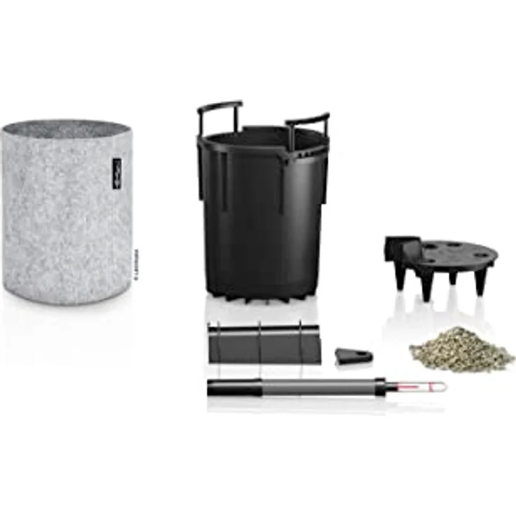 LECHUZA TRENDCOVER 23 Felt light grey 14183 – Bild 2