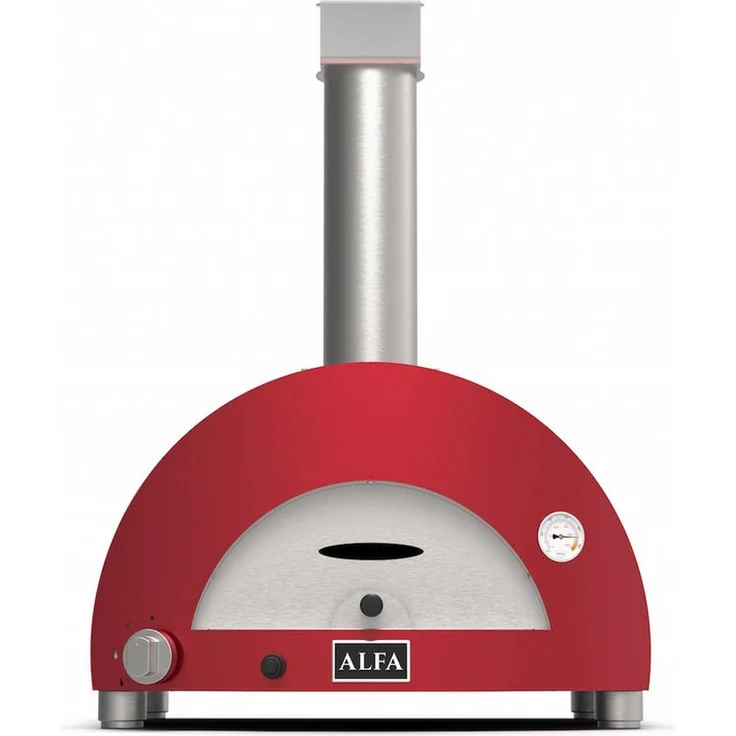 Alfa Forni Gas Pizzaofen Moderno 1 Pizza Rot - Backt 1 Pizza in 90 – Bild 1