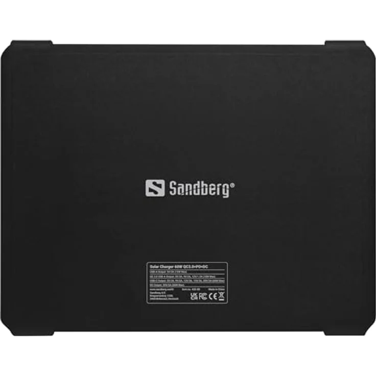 Sandberg Solar Charger 60W, faltbares Solarpanel mit QC3.0, PD und DC, 2.20 kg – Bild 4