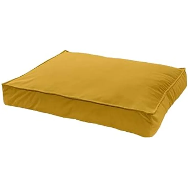 Madison Velours Lounge Cushion Gelb L - Recycelter Schaumstoff, Acrylfasern, Dralon