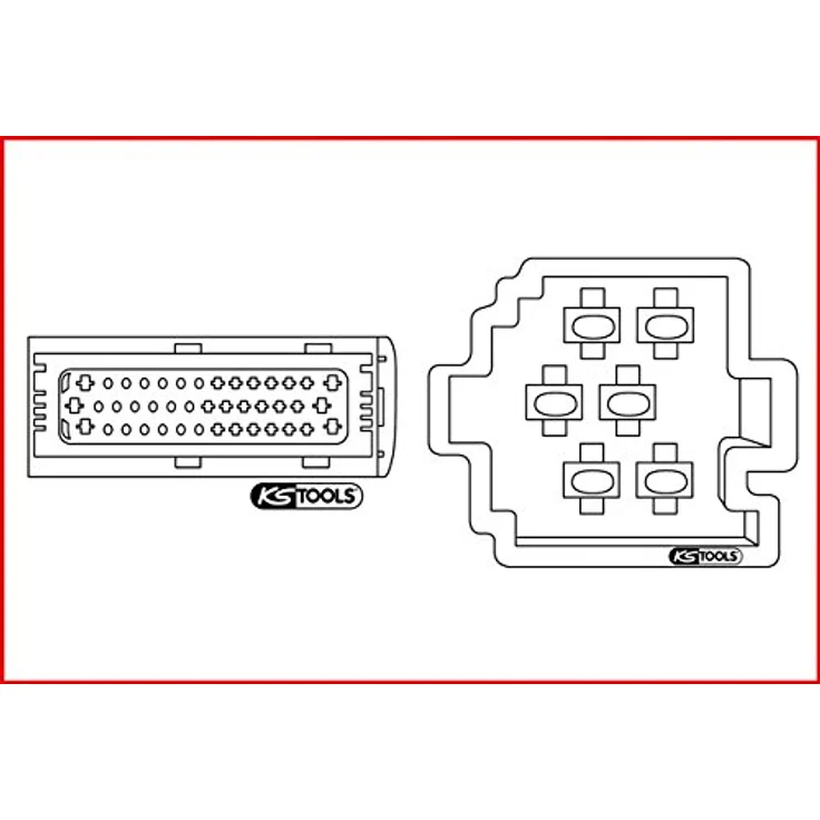 KSTOOLS Kabel-Entriegelungswerkzeug für Flachstecker und Flachsteckhülsen 1,6 mm, hochwertiger Federbandstahl, Länge 117 mm, Universal-Anwendung, Entriegelungsprinzip 2 + 5 – Bild 6