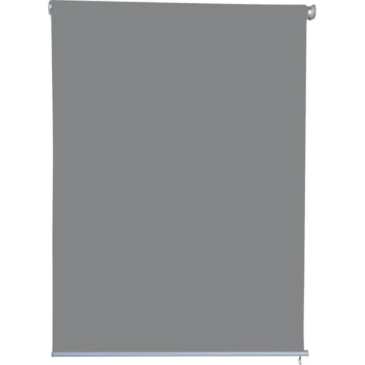 Jet-Line Seitenarmmarkise Sichtschutzrollo 1.0x2.3m hellgrau, Markise mit elegantem Hitzeschutz