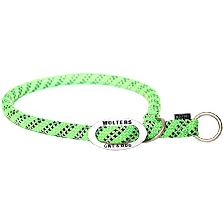 Wolters Hunde-Halsband Schlupfhalsband Everest, reflektierend, schwarz/graphit, mit Metalls stopper und reißfestem Nylongewebe – Bild 6