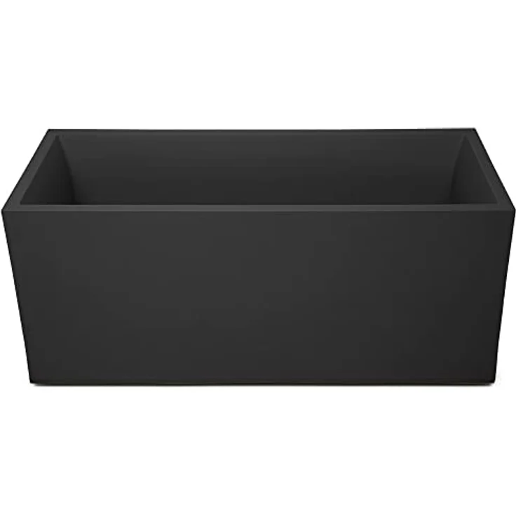 ONDIS24 Pflanzkübel Vulkan 100cm, Blumenkübel in Vulkan/Basalt Optik, mit Wasserspeicher, winterfest, 100 x 40 x 43,5 cm, 98 Liter Pflanzvolumen – Bild 3