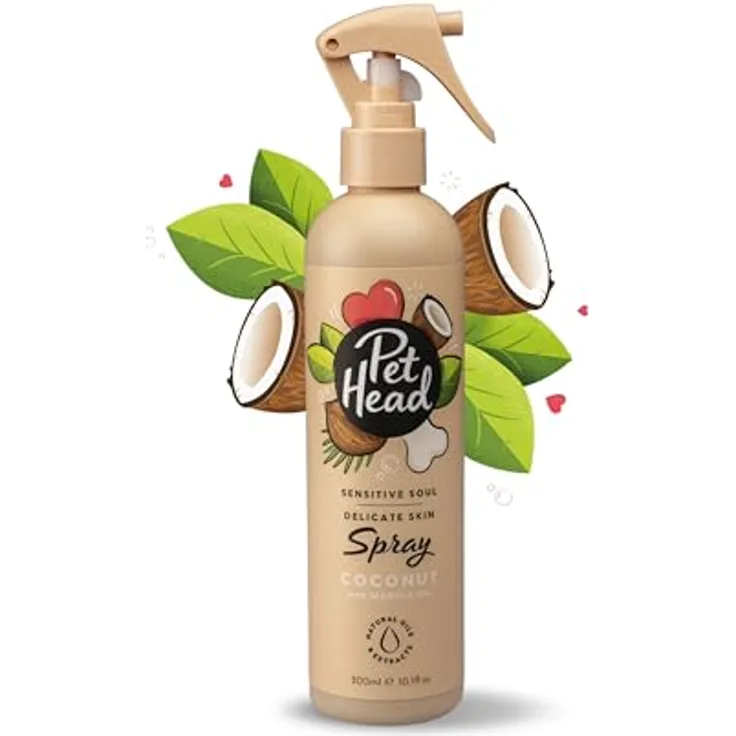 Pet Head Fellpflege Spray "Sensitive Soul", Kokosduft für empfindliche Haut, 300 ml