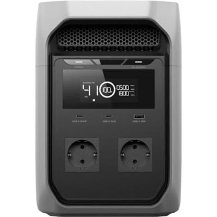 EcoFlow DELTA 3 Classic, Tragbare Stromstation mit 1024 Wh, 2400 W X-Boost, schnelles Laden in 45 Minuten, vielseitige Ladeoptionen, leise Betrieb – Bild 2