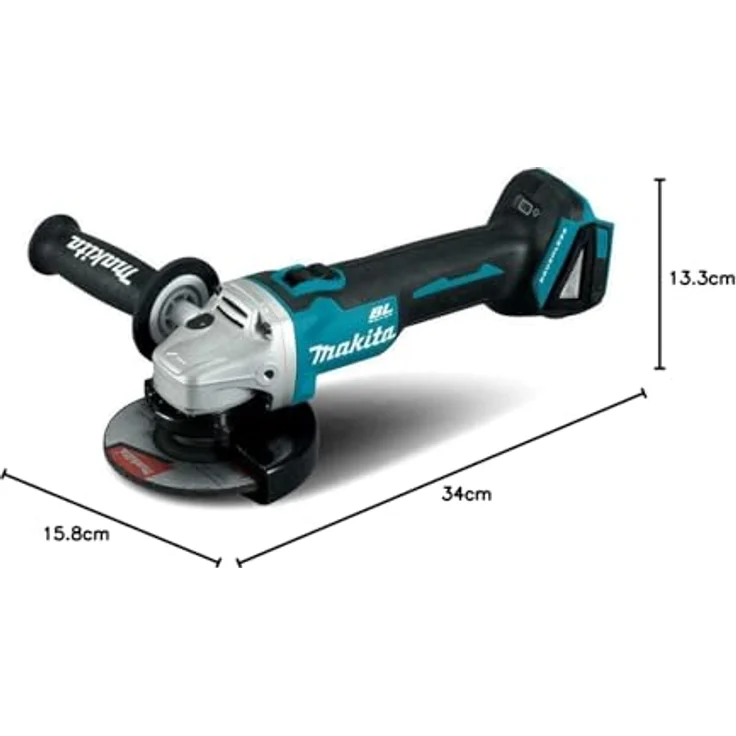 Makita Akku-Winkelschleifer (ohne Akku-Ladegerät, 18 V) DGA506Z – Bild 3