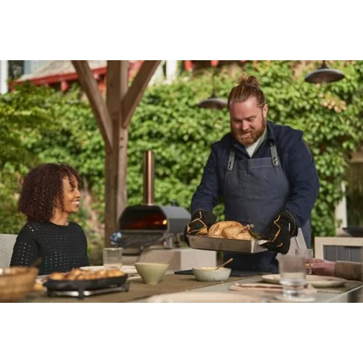 Ooni Karu 2 Pro, Multi-Brennstoff Pizzaofen mit Holz-, Holzkohle- und Gasbetrieb, optimale Temperaturkontrolle bis 500°C – Bild 6