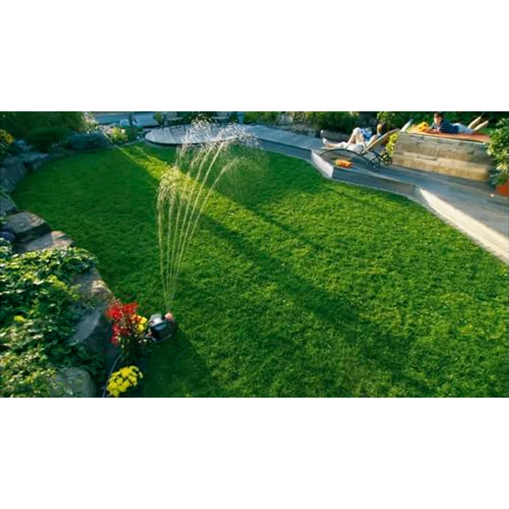 GARDENA Comfort Vielflächenregner AquaContour automatic: Flächenbewässerung für die individuelle Bewässerung nahezu jeder Gartenkontur, einfache Programmierung, Reichweite 2.5 - 10.5 m (8133-20) – Bild 5