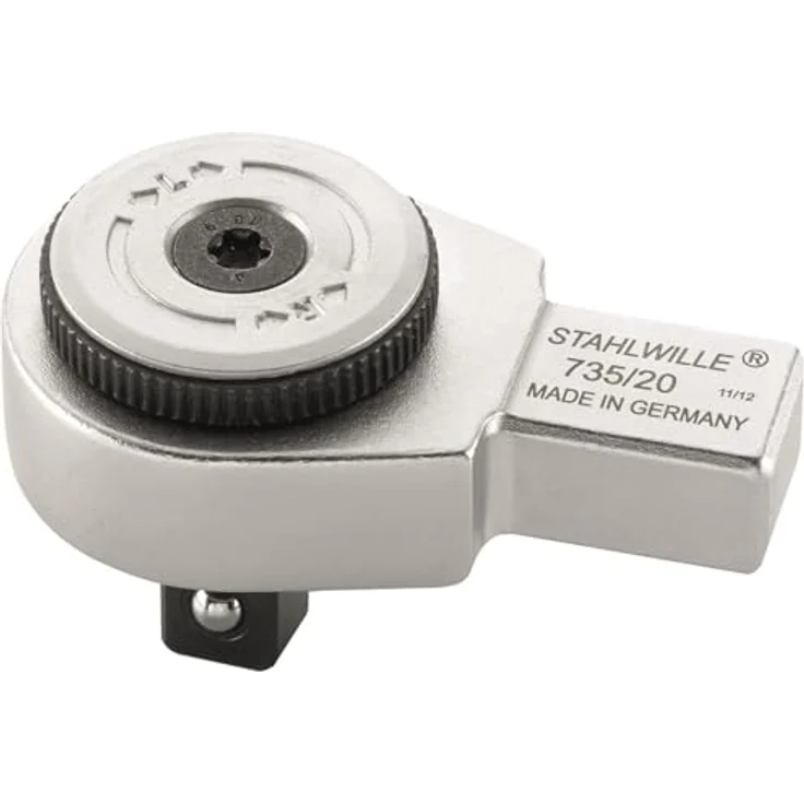 Stahlwille Drehmomentschlüssel Einsteck-Umschaltknarre 1/2", 14 x 18 mm mit präziser Schaftbreite und -länge – Bild 1
