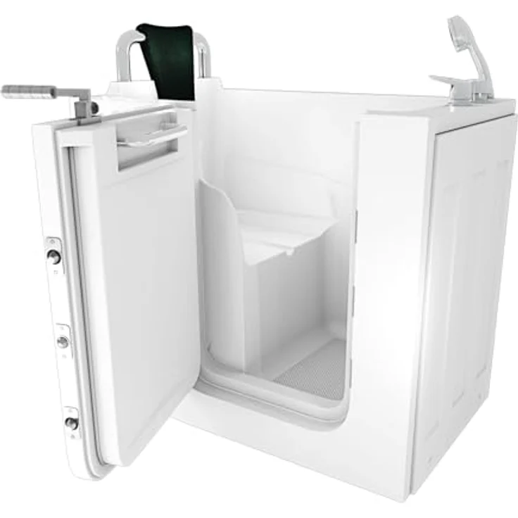 Senioren Sitzbadewanne Senioren Badewanne Sitzwanne Wanne mit Tür S08-A – Bild 2
