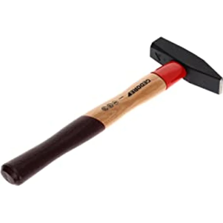 GEDORE Schlosserhammer, 500 Gramm, Mit ROTBAND-PLUS Stielbefestigung, Standard-Eschenholz, Geschmiedeter Hammerkopf - Preisvergleich – Bild 3