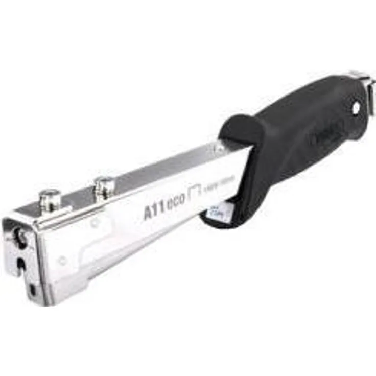 Tacwise Hammertacker A11, manueller Tacker und Nagelpistole aus hochwertigem Stahl, kompatibel mit Klammern Typ A (6-10 mm)