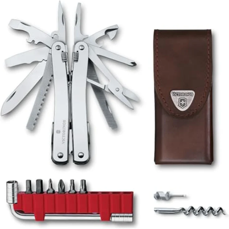 Victorinox SwissTool Spirit X Plus in Leder-Etui (3.0235.L) – Bild 2