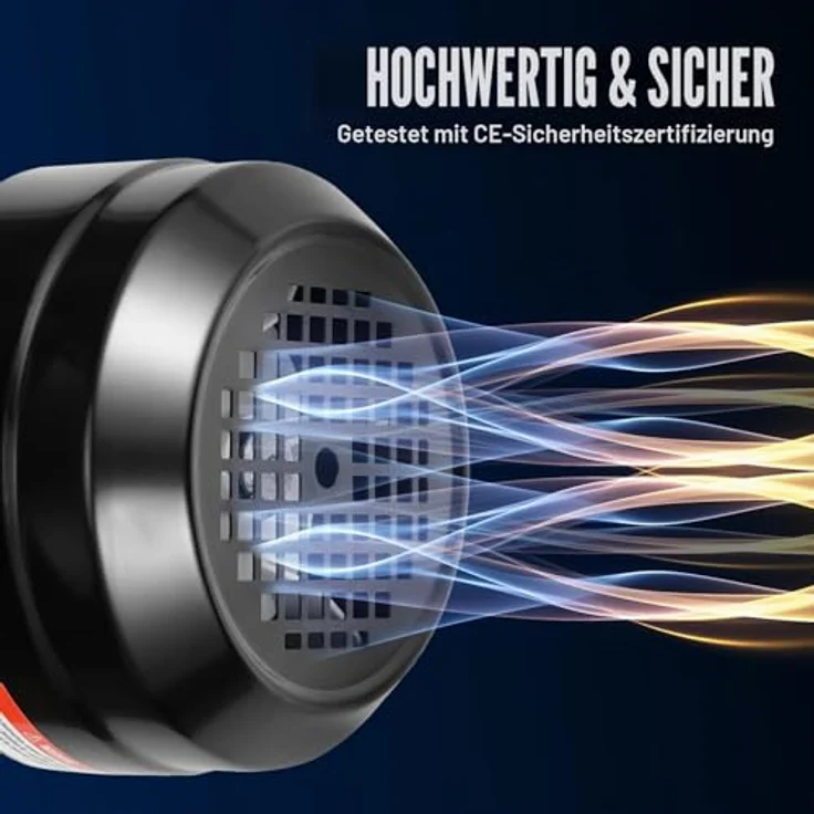 VEVOR 1,1 kW Elektromotor 2800 U/min, AC 220–240 V, einphasig, B34-Rahmen, Luftkompressormotor mit 24 mm Keilwelle, Rechts-/Linkslauf – Bild 5