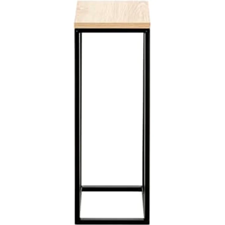 HAKU Blumenständer Schwarz-Eiche, modernes Design aus Stahlrohr, robuste Verarbeitung, vielseitiges Wohnaccessoire – Bild 5