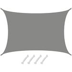 AMANKA 98% UV Schutz: Sonnensegel 5x7 Wasserdicht - Sonnensegel für die Terrasse Segeltuch Sonnenschutz Schattenspender Garten Sonnenschutz Sonnensegel Outdoor Sonnensegel Balkon Segel für Terrasse