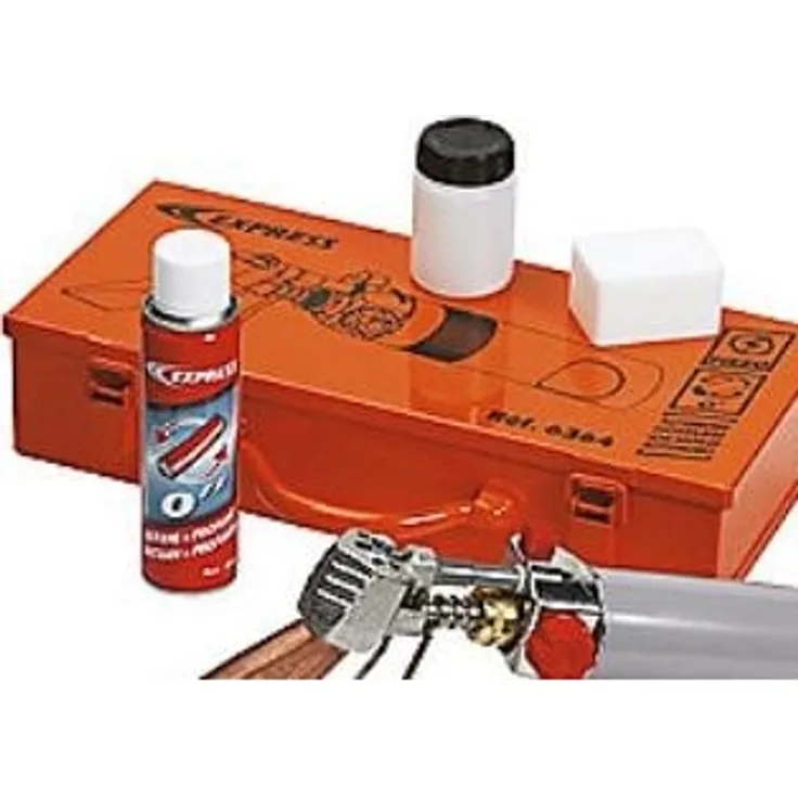 Freund, Lötgerät, Express loddekolbe 6364 - i metalkasse, plastbeh. og u/ammon.sten