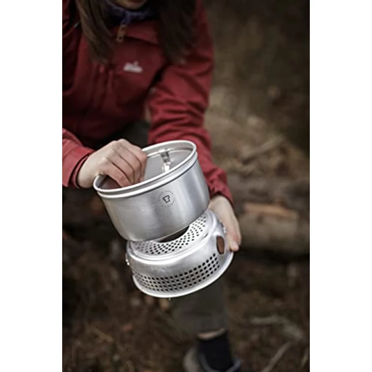 Trangia 27, Gaskocher für 1-2 Personen mit kompaktem Kochset und leichter Aluminiumkonstruktion – Bild 2