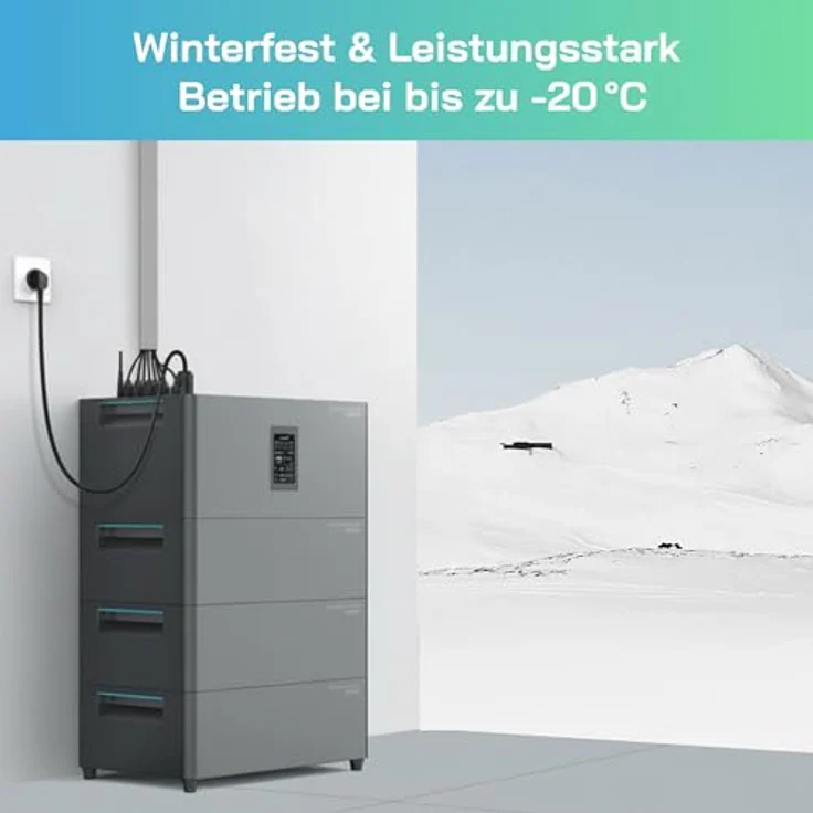 Sunniva MARSTEK Jupiter C + Plus Erweiterungsakku 2,56 kWh LiFePO4 Solarspeicher für PV Systeme, IP65, 6000 Zyklen, WIFI & Bluetooth – Bild 9