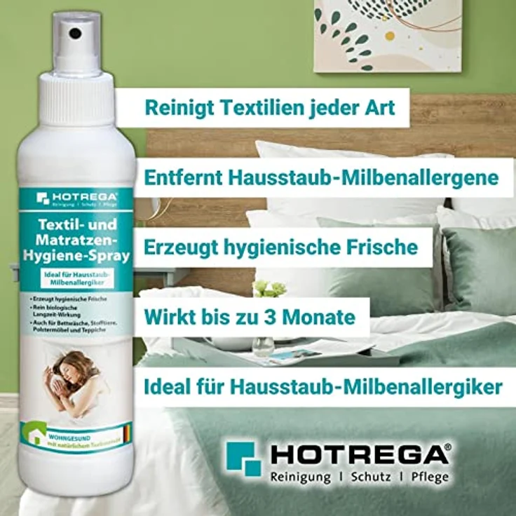 HOTREGA Textil- und Matratzen-Hygiene-Spray 250 ml - H160093 – Bild 2