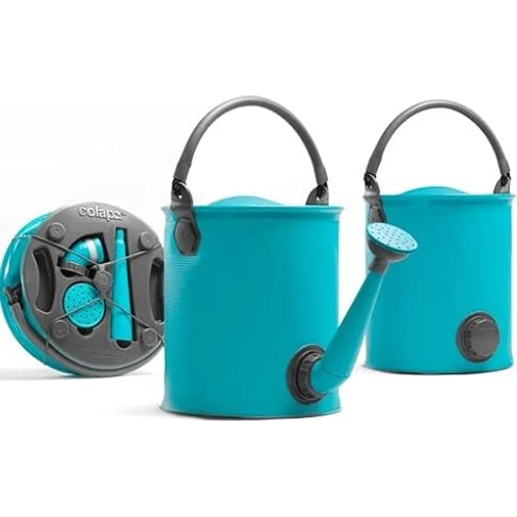 Colapz Faltbare Gießkanne 7L & Falteimer 9L, Platzsparendes Design für Camping & Garten, Lebensmittelechtes Material, UV-geschützt – Bild 1