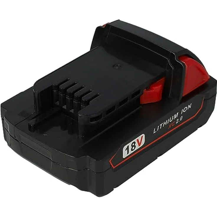 vhbw Akku kompatibel mit BTI 18V Geräte ab 4/2013 Werkzeug (2000 mAh, Li-Ion, 18 V) - Hochleistungs-Akku in schwarz/rot – Bild 9