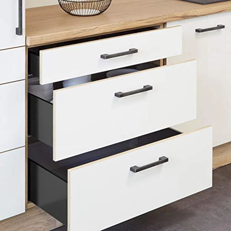 SOTECH JUNKER SLIM Schubkastensystem, anthrazit, Höhe 199 mm, Länge 550 mm, Belastbarkeit 40 kg, Soft Close – Bild 2
