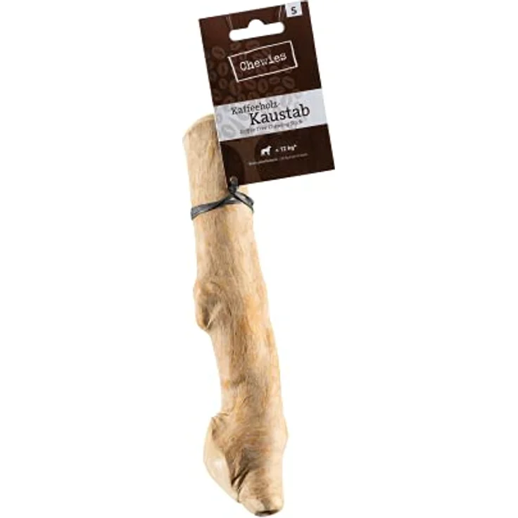 Chewies Kaffeeholz Kaustab für Hunde - Kauknochen Hunde-Spielzeug - 100 % natürliches Hundezubehör risikoarm & langlebig - Größe S: Für Hunde bis 12 kg Körpergewicht, S (1er Pack) – Bild 2