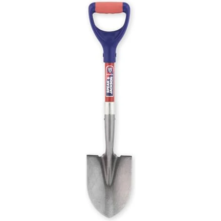 Spear & Jackson Mini-Schaufel mit Rundspitze und Glasfaserschaft, grau – Bild 2