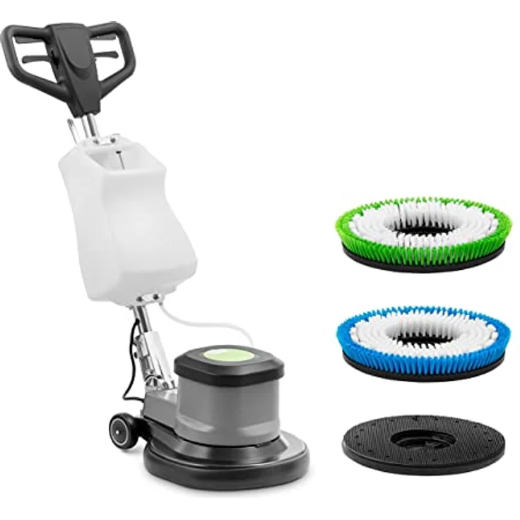 Ulsonix TOPCLEAN 1800PRO+, Einscheibenmaschine mit 1200 W Motor, 175 U/min, schaumstoff- und reinigungsbürste, für verschiedene Bodenbeläge – Bild 1