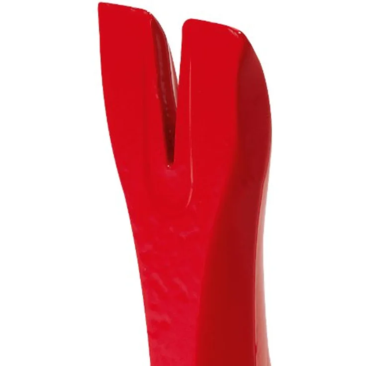 Rennsteig Nageleisen (Stemmeisen, Brechstange, Brecheisen), 500 mm, 6-Kant ? Spezialstahl, pulverlackiert rot - 2715002 – Bild 2