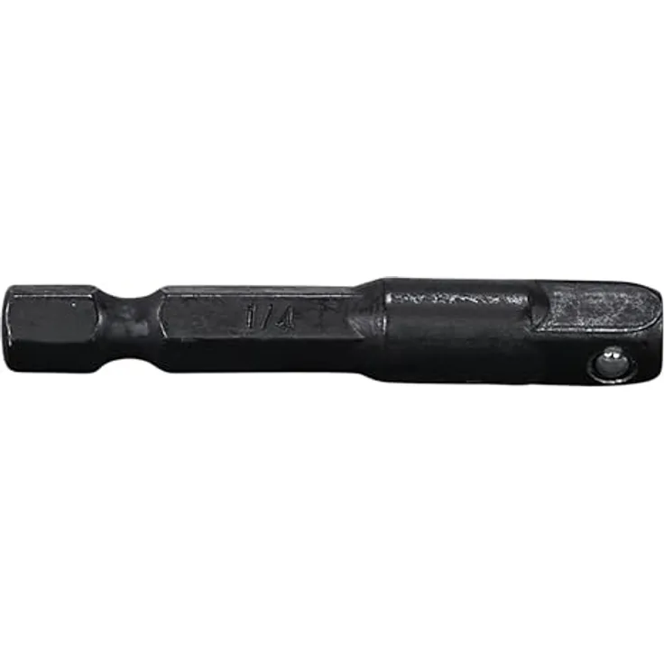 Makita D-74740, Schlagnuss Adapter 1/4 Sechskant auf 1/4 Vierkant, 50 mm