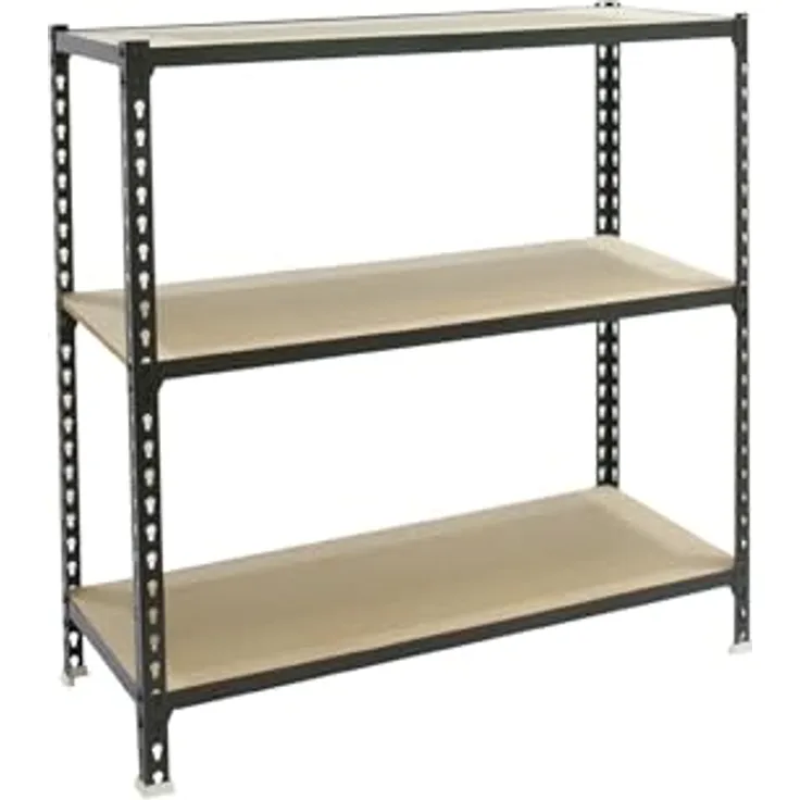Simonrack Simonclick Maderclick SuperPlus Metallregal, 3 Böden, 200 kg Traglast pro Boden, anthrazit, 100 x 110 x 50 cm