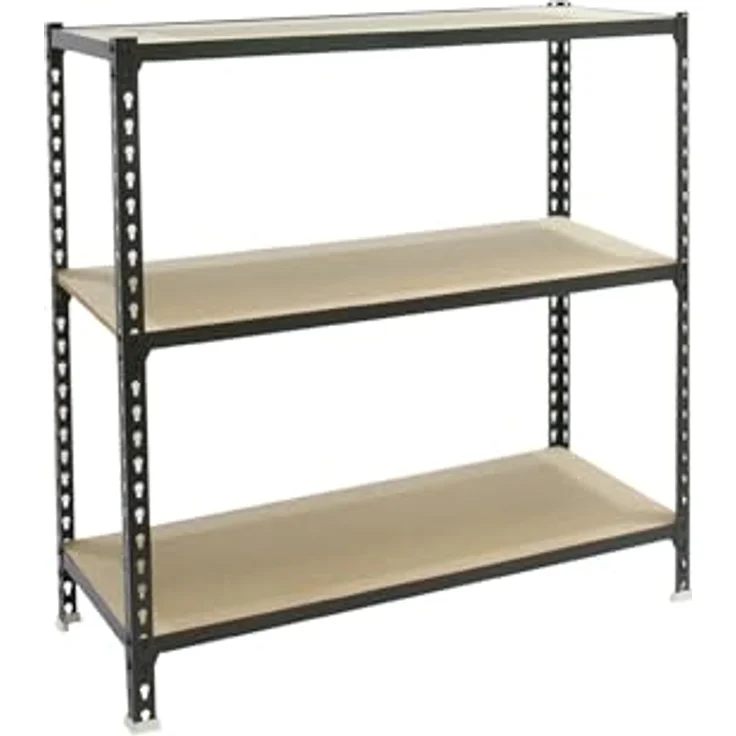 Simonrack Simonclick Maderclick Mini, Metallregal steckbar, Anthrazitgrau, 90 x 80 x 40 cm, 3 Böden, Traglast 150 kg pro Boden – Bild 1