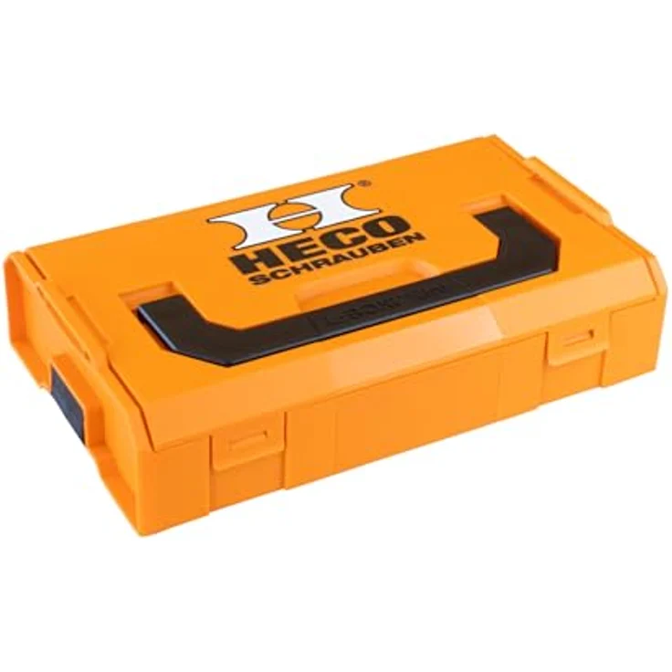 Heco L-Boxx Mini, Werkzeugkoffer aus robustem Kunststoff mit Trennstegen, kompakt und modular – Bild 2