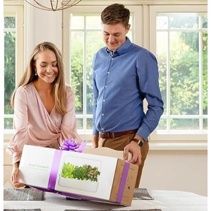 Click & Grow 9 Pro Indoor Kräutergarten Kit mit Wachstumslicht | Smart Garden für Zuhause mit 9 Pflanzen – Bild 4