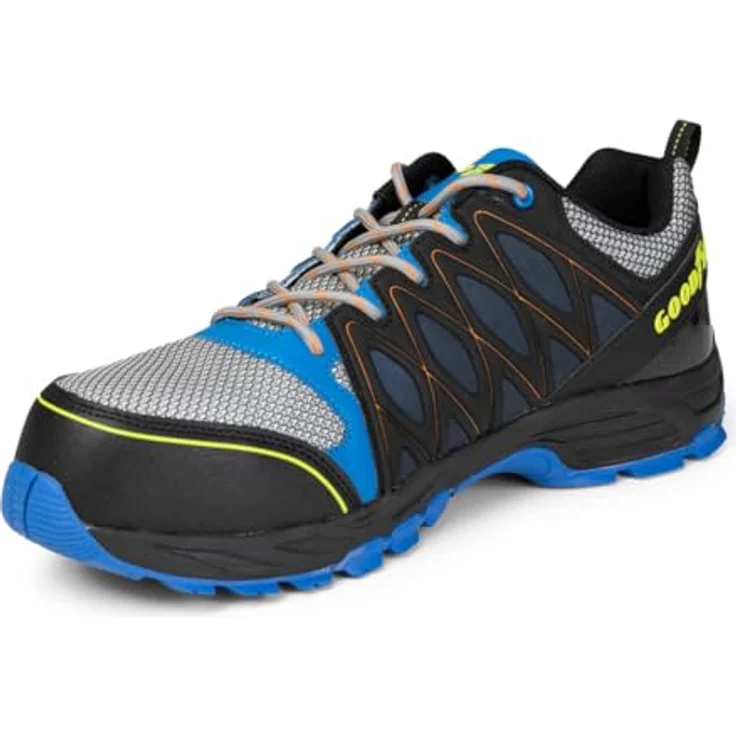 Goodyear Gyshu1503 S1 SRA HRO Sicherheitsschuh, Schwarz - rutschfeste Sohle, Zehenschutzkappe, durchtrittsichere Sohle – Bild 6